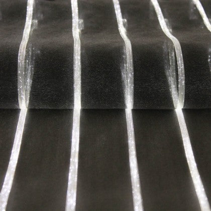 DANIELA BLACK FABRIC (LUMINOUS FIBER OPTIC FABRIC)
